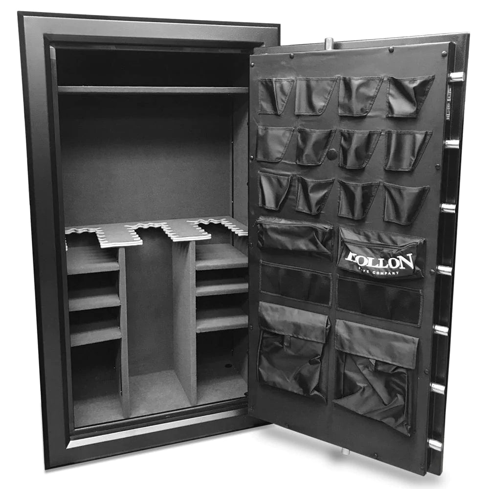 Hollon 2-Hour Fire, Republic Gun Safe with combination dial lock Charcoal RG-42C