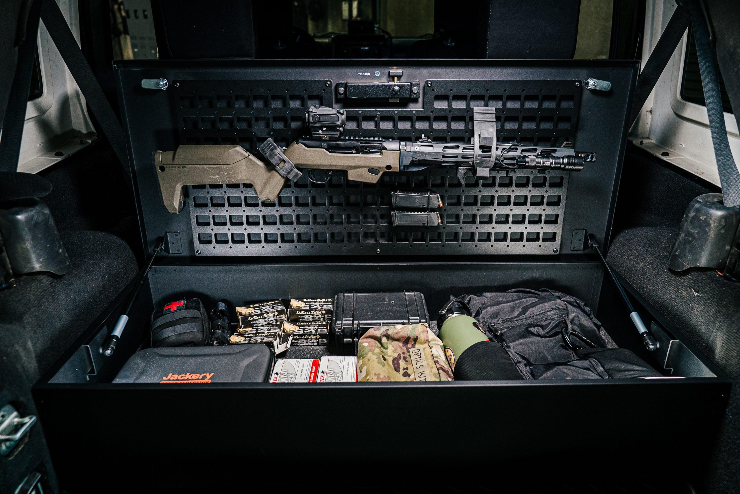 V-Line Tactical Weapons Locker XD with Molle Panel 81842-SM FBLK – Safe ...